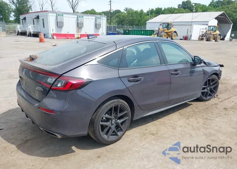 2024 Honda Civic Sport Touring из США, поврежденный, VIN 19XFL1H86RE012501